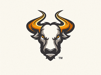bull art branding buffalo bull design esport icon identity illustration logo mark tshirt