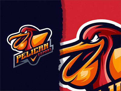 pelican logo art branding design graphic design identity illustration logo mark pelican logo tshirt vector