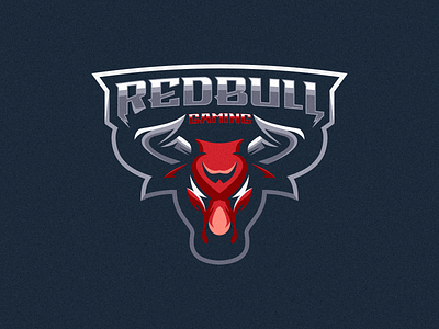 Red Bull Logo Design art branding buffalo bull design graphic design identity illustration logo mark motion graphics vector