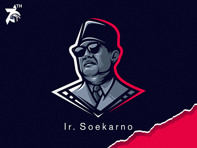 Presiden Sukarno art branding design identity illustration logo mark presidensukarno skuarno tshirt vector