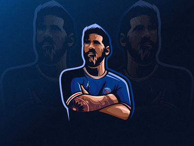 Lionel Messi Illustration