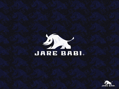 Jare Babi Logo brand branding design identity illustration logo mark pig pig logo pig logos tshirt tsihrt vector