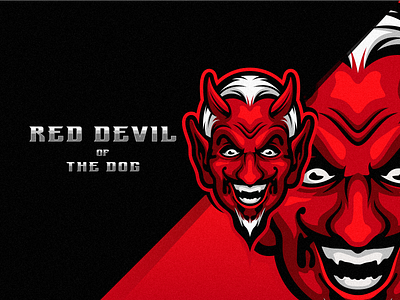 Red Devil Logo art branding design devil identity illustration logo mark red red devil logo tshirt vector