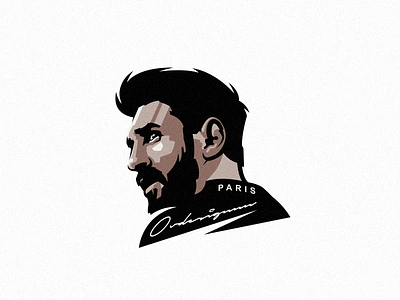 Leonel Messi Logo branding design identity illustration leonel leonel messi logo logo mark messi psg tshirt vector