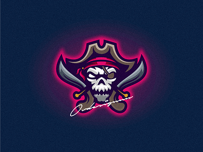 The Pirates LOgo branding design identity illustration logo mark the pirates logo tshirt vector