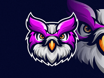 Owl Logo bird logo branding design esport logo identity illustration logo mark owl logo tshirt ui vector