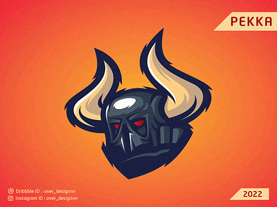 Bull pekka illustration branding clashofclans design graphic design identity illustration logo mark pekka vector