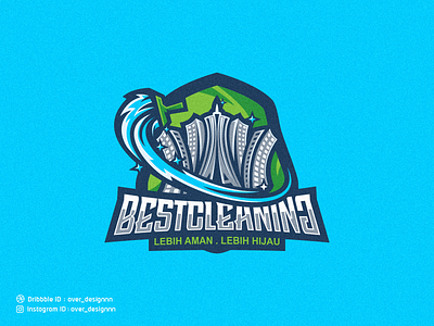 Best Cleaning Logo branding cleaning company design identity illustration logo mark service tshirt vector