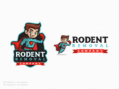 Rodent Removal Logo branding design identity illustration logo logos mark removal rodent tshirt vector