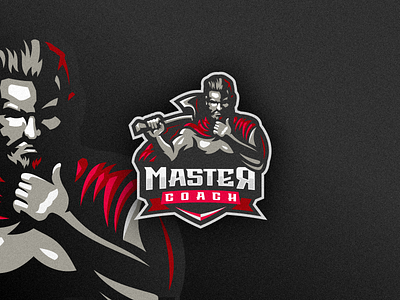 Master Coach Logo branding coach design identity illustration logo mark master tshirt vector