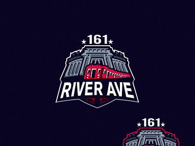161 RIVER AVE LOGO branding design graphic design identity illustration logo mark tshirt vector