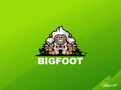 BIGFOOT LOGO branding design graphic design identity illustration logo mark tshirt vector yetty