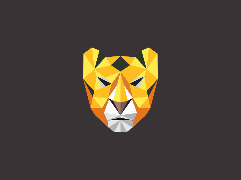 Cheetah by over_designnn on Dribbble