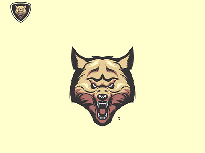 Wolf design dog fox identity logo wolf