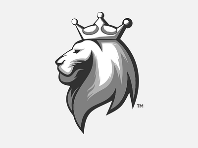 Lion king animal art design esport identity kong lion logo mark