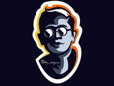 Bams art branding design emblem gamers icon identity illustration logo men tshirt vector