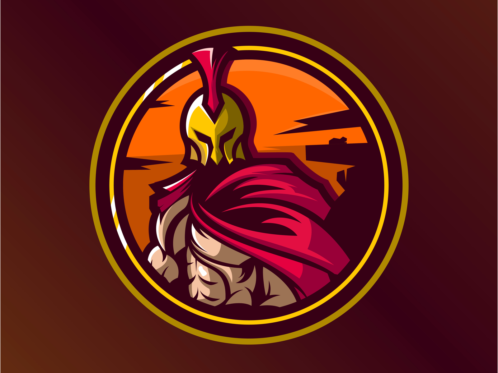 spartans logo red