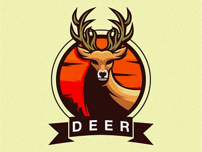 deer logo illustration art design icon identity illustration logo mark tshirt