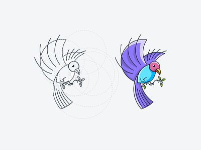 bird logo design premium