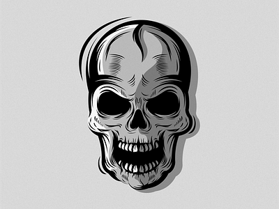 skull art branding design esport icon identity illustration logo mark tshirt