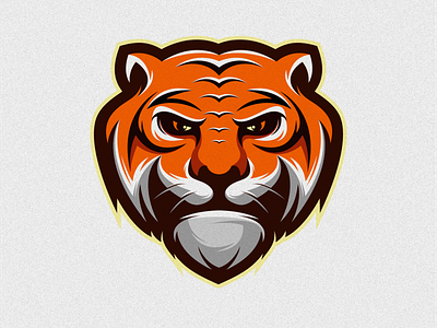 tiger logo design art branding design esport gamers icon identity illustration logo mark tshirt vector