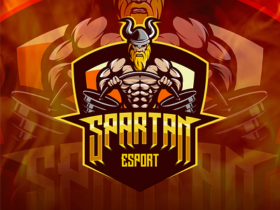 saprtan logo design art branding design esport icon identity illustration logo mark spartan logo tshirt vector