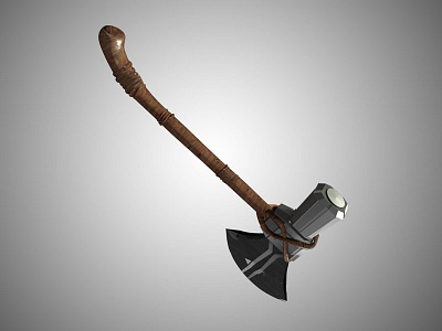 Thor's Stormbreaker - 3d model.