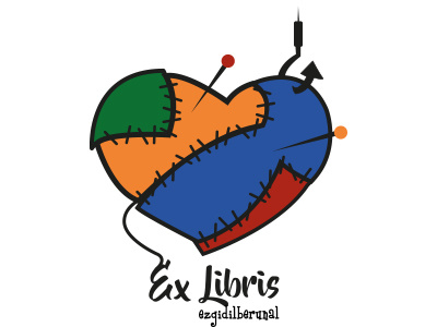 Exlibris Project coloful dribble firstshot graphicdesign illustration