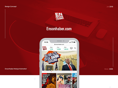 Ensonhaber.com, News App Design 2019