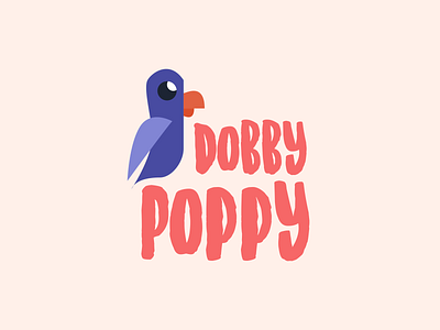 Campaign Logo For My Pet, Dobby Poppy bird bird logo branding coloful dribble firstshot flat graphicdesign illustration typography vector