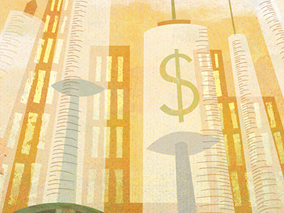 Medicine Costs Are Reaching New Heights Detail clouds medicine money skyscraper syringe texture
