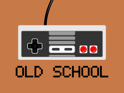Oldschool - Nintendo Controller 80s 8bit cute digitalart gamer grapicdesign illustration nintendo nostalgia vector