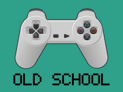 Oldschool - PlayStation (One!) Controller