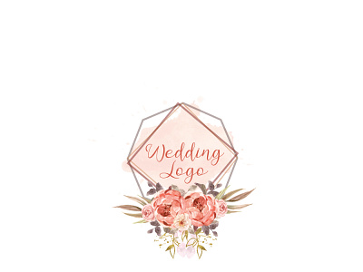 Wedding Logo attractive awesome logo design logo watercolor logo