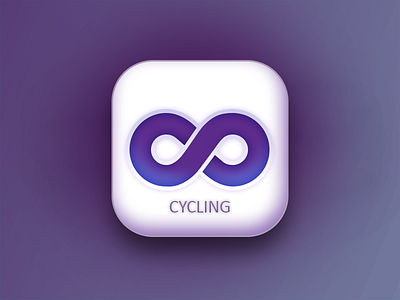 Daily UI 5 - App Icon android app app bicycle cycling icon ios ios app logo symbol