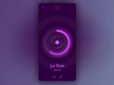 Daily UI 9 - Music Player android android app bicycle cycling cycling app daily ui ios ios app music music player player