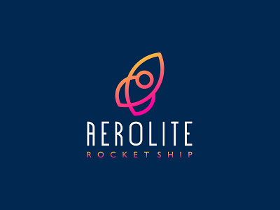 Aerolite Logo Design aerolite dailylogochallenge dailylogochallengeday1 graphicdesign logodesign logoideas rocketship logo spaceship