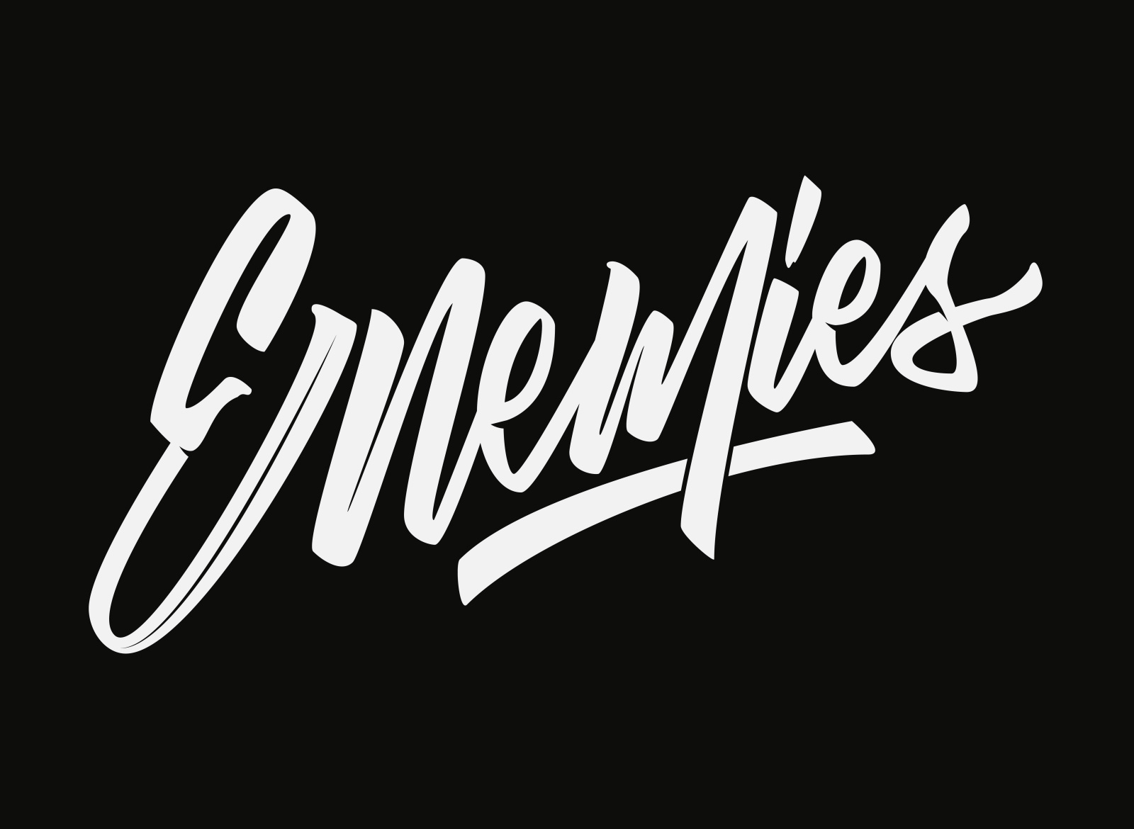 enemies lettering by egyantaramr MER on Dribbble