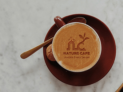 Nature Café Logo Designed For Client