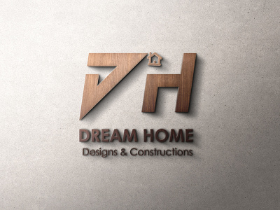 Dream Home Logo Design Project For Client animation branding design drream home identity illustration logo logo design logodesign photoshop typography ui ux vector website