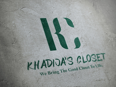 Khadija’s Closet Client Logo Design branding design designs identity logo minimal typography ui website