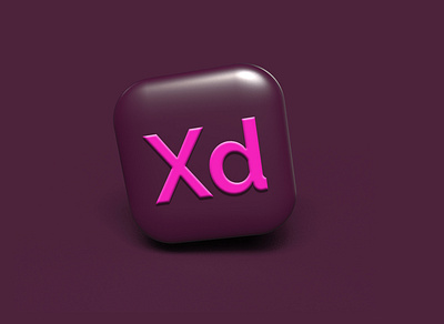 Adobe XD 3D Icon 3d 3ddesign branding design