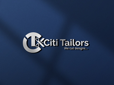 Citi Tailors logo design for client branding design identity illustration logo logo design tailor typography ui ux vector website