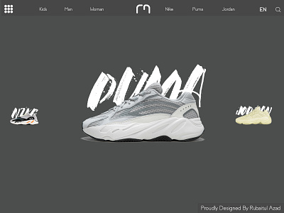 Shoes Shop Web UI Animate adobe animation app branding character design flat icon identity illustration illustrator logo minimal photoshop typography ui ux vector web website