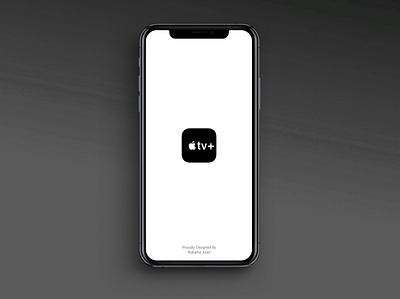 Apple Tv + Animated Splash animation apple apple tv branding design identity illustration photoshop typography ux website