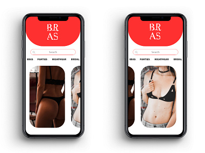 Bras - Buy Ladies Bra Online App UI Concept