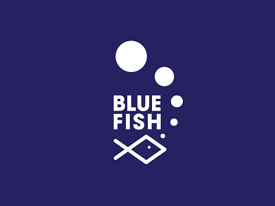 Blue Fish blue fish graphic design graphic designer logo logo design logo designer non profit