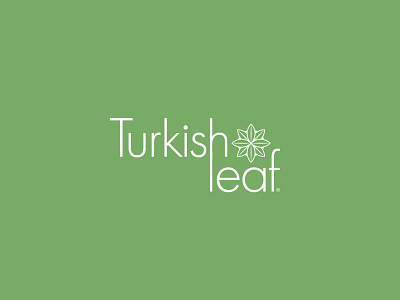 Turkish Leaf design designer graphic design graphic designer kuwait leaf logo logo design logo designer symbol turkey typography wordmark