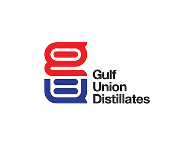 Gulf Union Distillates bahrain dubai emirates england graphic design graphic designer ksa kuwait logo logo design logo designer monogram symbol typography uk united kingdom