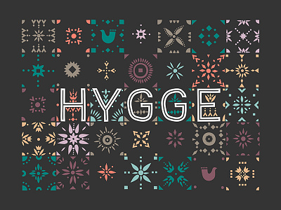 HYGGE lettering danish design ethnic folk font graphic hygge illustration lettering pattern scandinavian typography